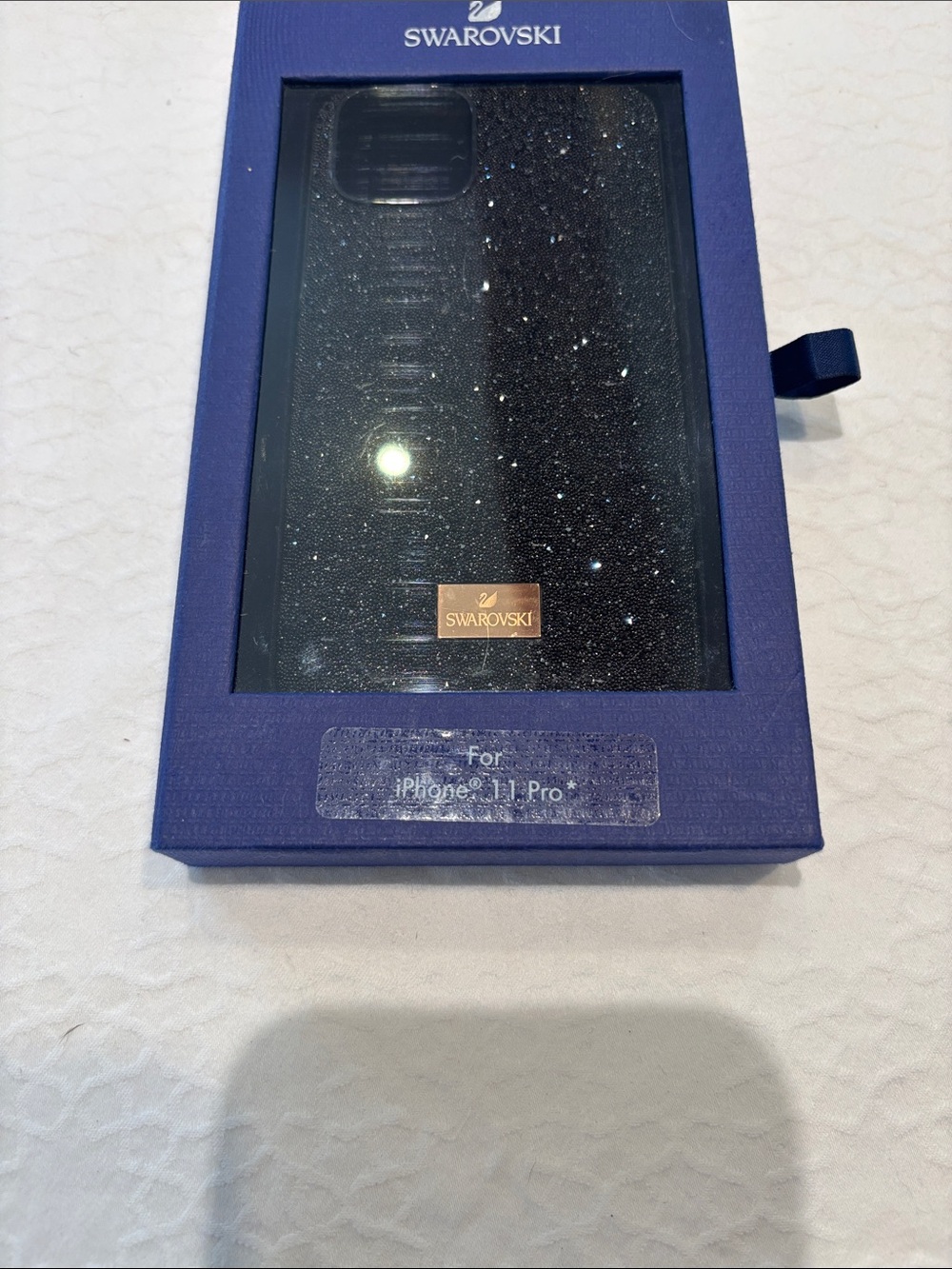 Swarovski Black Sparkle Crystal Phone Case I phone 11 pro